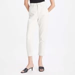 Levi's Womenss Levis High Waisted Mom Jeans in White material_cotton - Size 27 Extra Short