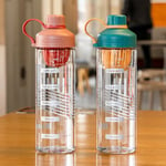 Frosted Large Capacity Drinking Flask Drinkware Water Bottle Tea Infuser