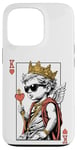 Coque pour iPhone 13 Pro Cupid Valentine King Of Hearts Card Poker Player