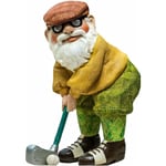 IC Trädgårdstomte Staty - Trädgårdsfigur - Gnome - Golf Dekoration Utomhus