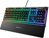 Apex 3 - Clavier de Gaming - Illumination RVB sur 10 Zones - Re-Mains Magnétique Premium - Agencement Américain QWERTY