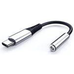 USB-C til 3.5 mm jack adapter - Sølv