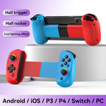 D8 USB Teleskooppinen langaton peliohjain Peliohjain Kahva sisäänvedettävä Joystick Android IOS PS3 PS4 Switch PC Matkapuhelimelle