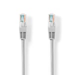 Cat 5e kabel | U/UTP | RJ45 Han | RJ45 Han | 5.00 m | Rund | PVC | Grå | Stikkord