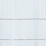 Tenax Colorado 1,50 x 5 m Blanc, Canisse Synthétique en PVC avec Cannes Entières de 7 mm, Brise-Vue pour Jardins, Balcons et Clôtures