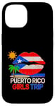 Coque pour iPhone 14 Porto Rico Girls Trip Tropical Vacation Vibes