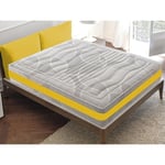 Ilovesleep - Matelas 140x200 rafraîchissant à mémoire de forme 11 zones différentes - Orthopédie - Anatomique - Antibactérien – Anti-acarien