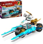 LEGO NINJAGO Zane s Ice Motorcycle Toy for 7 Plus Year Old Boys and Girls, Set a