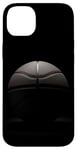 Coque pour iPhone 14 Plus Ballon de basket simple noir et blanc