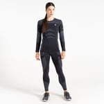 Dare 2b Women's Black and Grey Colourblock In The Zone Baselayer II Set, Size: XS - Sale