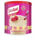 SlimFast Raspberry & White Chocolate Meal Replacement for Weight Loss Diet 365g