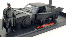 Jada 1/18 Scale Diecast 32504 - The Batman And Batmobile With Lights