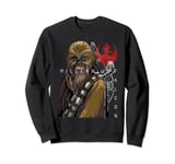 Star Wars Chewbacca Millennium Falcon Portrait Sweatshirt