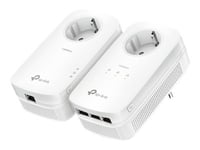 Tp-link av1300 passthrough powerline kit qualcomm 3 gigabit ports 1300mbps 2x2 mimo homeplug av2 new plc utility twin pack