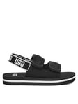 UGG Kids Lennon Slingback Sandal, Black, Size 2 Older