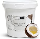 1Kg Coconut Hard (Solid) Oil - Refined, 100% Pure, Natural, Cruelty Free, Vegan