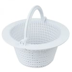 Panier rond pour skimmer de piscine hors sol - Diam 16 cm - Blanc - Linxor