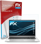 atFoliX 2x Screen Protection Film for HP ProBook 450 G8 Screen Protector clear