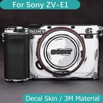 Stylisée Décalcomanie Peau Pour Sony ZV-E1 ZVE1 Caméra Autocollant Vinyle Rond Anti-Rayures Film De Protection Protecteur Manteau Alpha ZV esa - Type For Sony ZV-E1