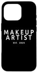 Coque pour iPhone 16 Pro Makeup Artist Est. 2025 Graduation Cosmétologie École de beauté