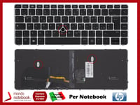 Clavier pour Ordinateur Portable Italien HP Elitebook 840 G4 (Rétro-éclairé)