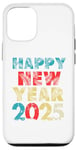 Coque pour iPhone 12/12 Pro Happy New Year 2025 Vintage Retro Kids Men Women Family