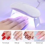 PC Mouse LED Light Therapy ABS UV LED Lamp New Nail Art Dryer  Nail