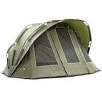 Tente de pêche Lucx® Bobcat, tente de bivouac pour 2 personnes, tente de pêche pour 2 personnes, tente de pêche à la carpe, tente de camping