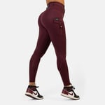 Cargo Tights, burgundy red, large