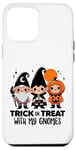 Coque pour iPhone 12 Pro Max Trick or Treat with my Gnomes Costume d'Halloween amusant et mignon