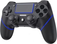 Manette De Remplacement Sans Fil Pour Ps4,Manette De Jeu Compatible Avec Ps4 Pro Slim Pc Windows,Manette Pour Ps4 Avec Double Vibration,Ecran Tactile,Prise Audio 3,5 Mm