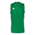 Kappa Cairo Maillot de Basket-Ball Homme, Green, FR : Taille Unique (Taille Fabricant : 10Y)