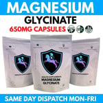 Magnesium Glycinate 120 650mg Capsules High Strength Bone Muscle Supplement