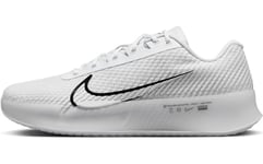 Nike Homme M Zoom Vapor 11 HC Tennis Shoe, White/Black-Summit White, 42.5 EU