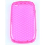 COQUE SILICONE SOUPLE TRANSLUCIDE POUR BLACKBERRY 9700 ROSE