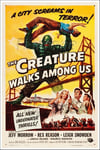 THE CREATURE WALKS AMONG US Ryxi - POSTER HQ 60x80cm d'une AFFICHE VINTAGE