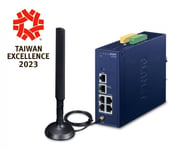 PLANET Industrial 5-Port GE LoRaWAN Gateway LCG-300-EU inngangsport/kontroller