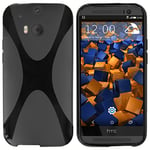 mumbi X-Coques de TPU compatible avec HTC One (M8/M8s), noir