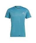 Adidas MEN'S Own The Run T-Shirt Running Tee Training Top Blue Size XS