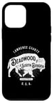 iPhone 12 mini Deadwood South Dakota USA Distressed Bison Design Souvenir Case