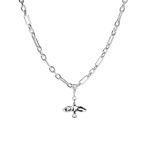 Organic Dove Chunky Chain Necklace Silver