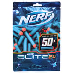 Nerf Elite 2.0 Refill 50x Foam Bullets Official Outdoor Replacement Darts New 