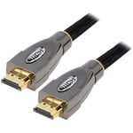 Cable hdmi 1.4 male des deux cotes 1.8m noir