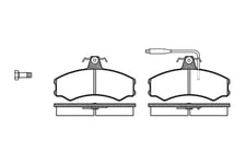 Bromsbelägg Remsa - Fiat - Ducato. Peugeot - J5. Citroen - C25