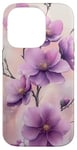 Coque pour iPhone 14 Pro Fleur De Cerisier Japonais Fleur Pourpre