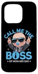 Coque pour iPhone 15 Pro Baby Boss « Call Me The Boss » Like A Boss Kids