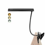 LED Clip On Desk Lamp Bed Headboard Light With Clamp For Reading 3000K 6500K Co