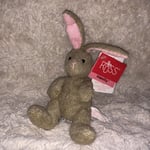 Russ Berrie Luv Pets Hospity The Bunny Rabbit Rare Soft Toy With Tags