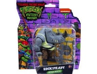 Coffret Tortues Ninja : Rocksteady + Accessoires - Figurine 12 Cm - Turtle