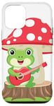 Coque pour iPhone 12/12 Pro Anime Kawaii Musical Frog Mushroom